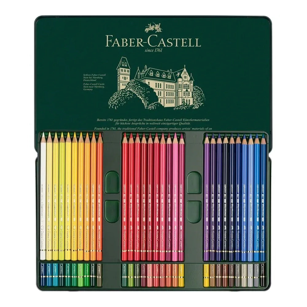 FABER-CASTELL Polychromos Colour Pencils Tin of 60 110060