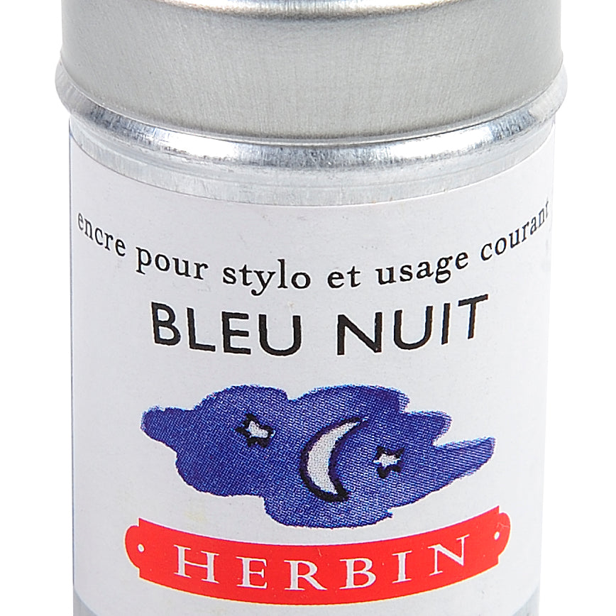 JACQUES HERBIN La Perle des Encres Ink Cartridges 6s Bleu Nuit Default Title
