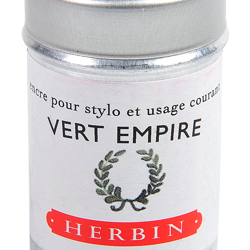 JACQUES HERBIN La Perle des Encres Ink Cartridges 6s Vert Empire Default Title