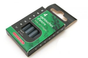 JACQUES HERBIN Creapen Ink Cartridges 4s Green Default Title