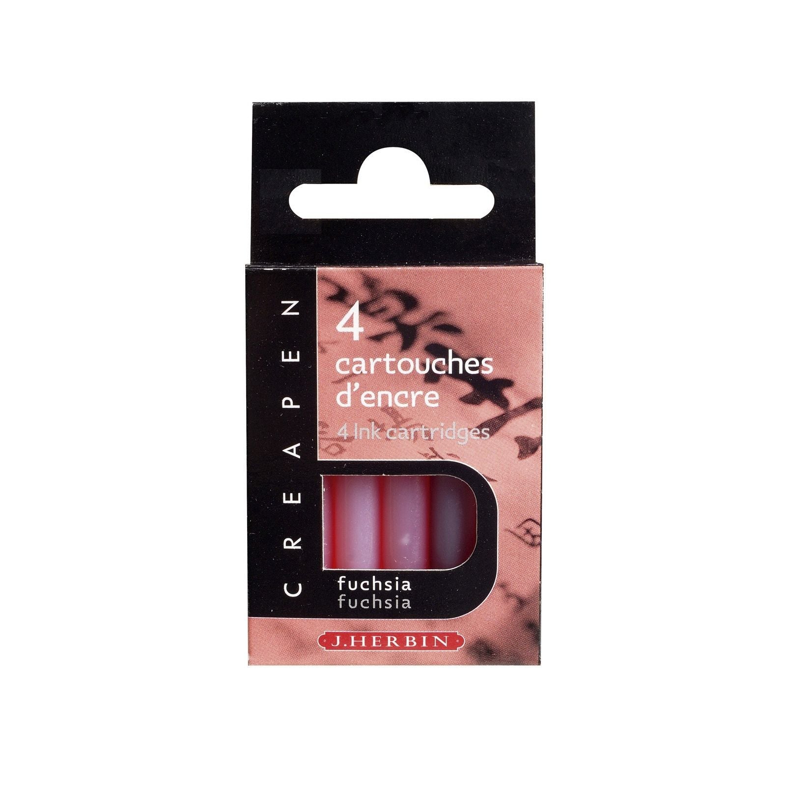 JACQUES HERBIN Creapen Ink Cartridges 4s Fuchsia Default Title