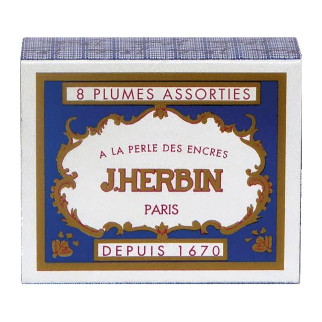JACQUES HERBIN Box of 8 Assorted Nibs No.1