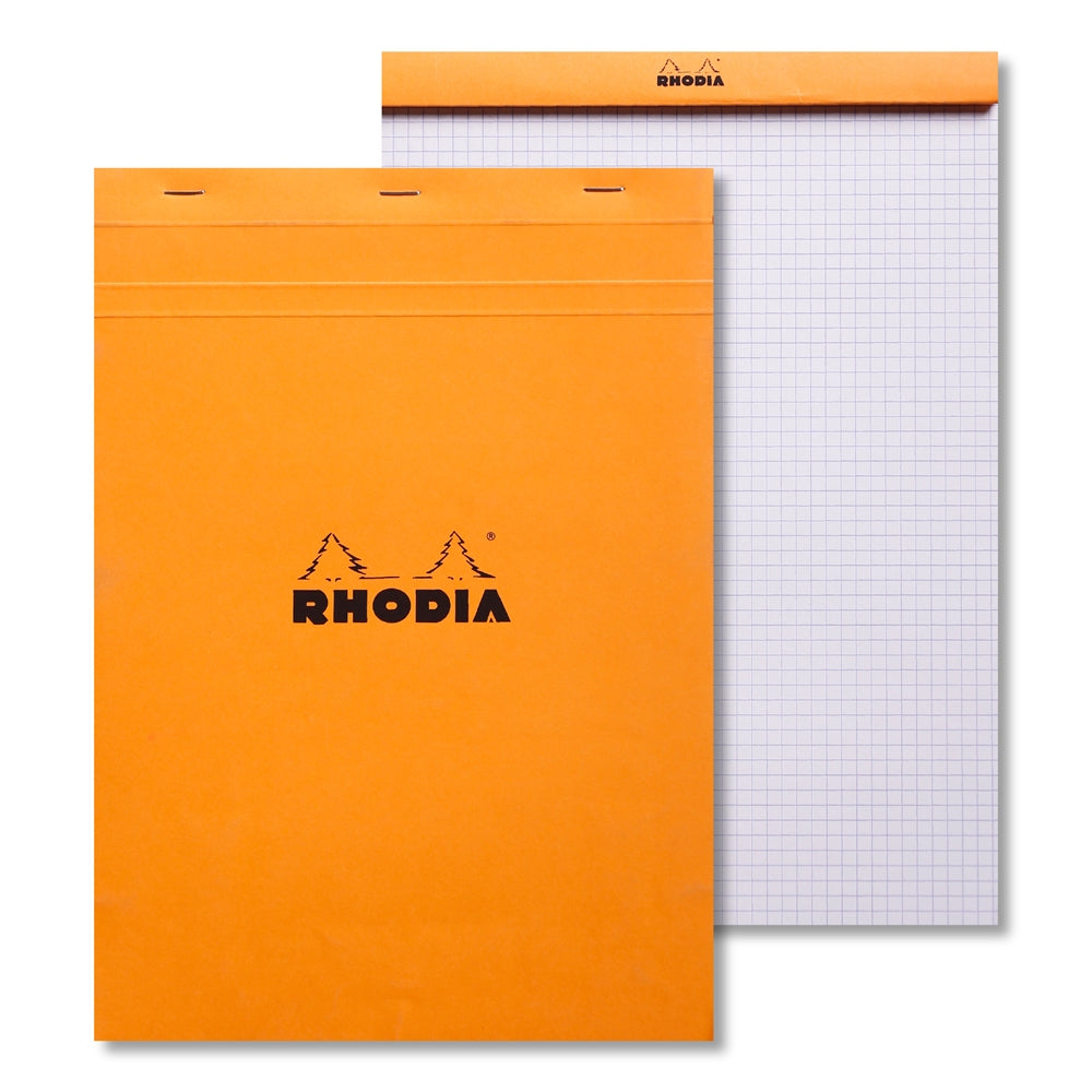 RHODIA Basics No.18 A4 210x297mm 5x5 Sq hsp Orange Default Title