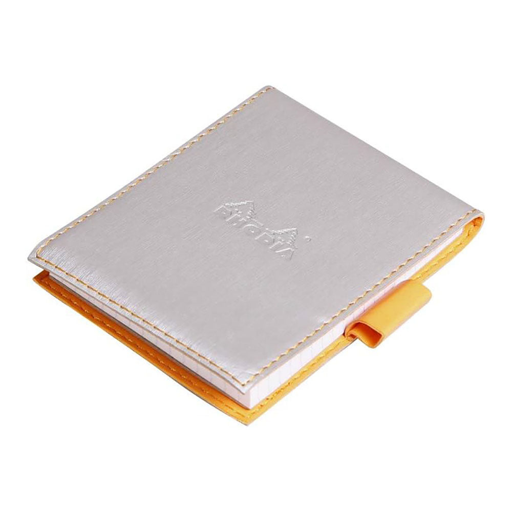 RHODIArama Notepad Cover+No.11 Lined Silver