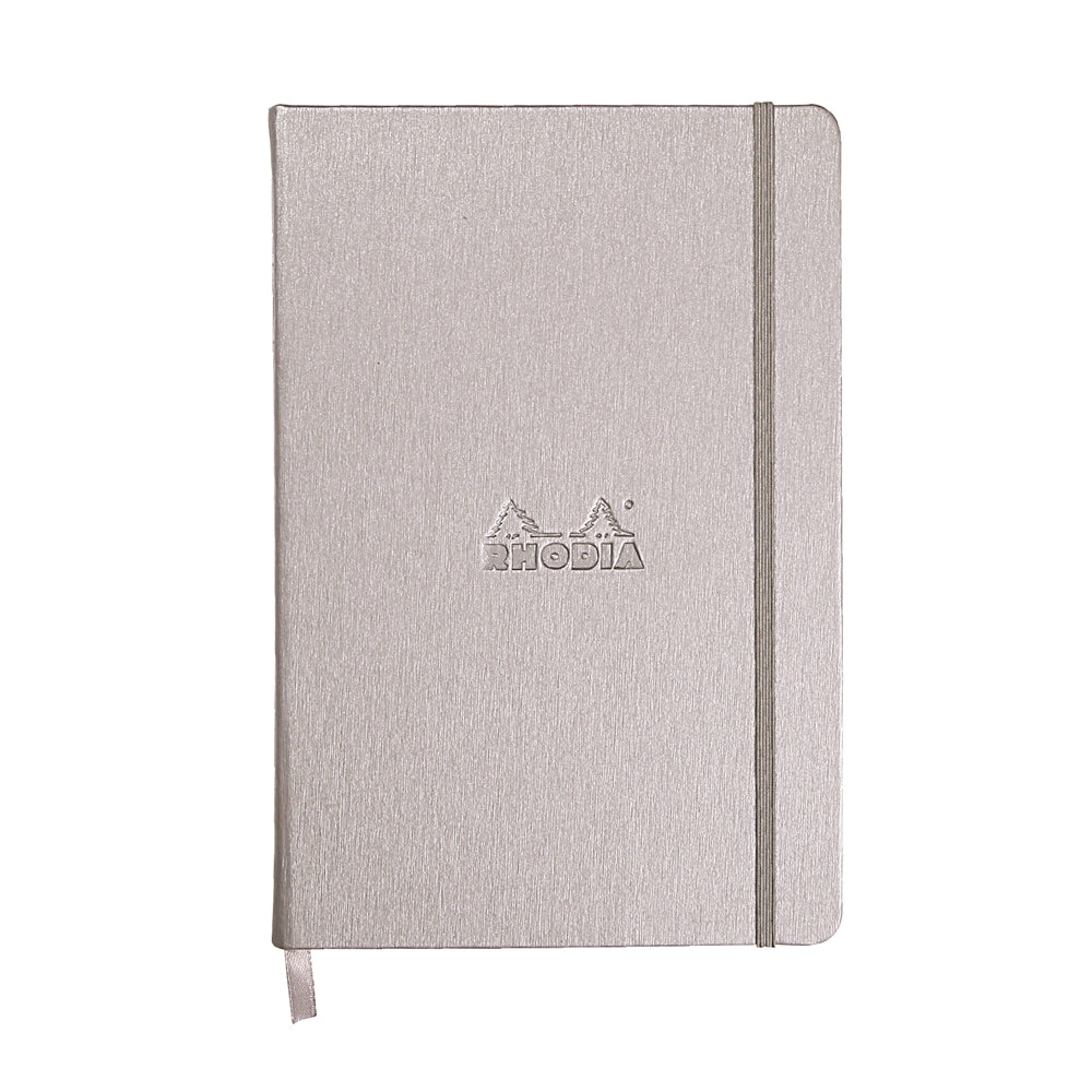 RHODIA Boutique Webnotebook A5 Dot Silver Default Title