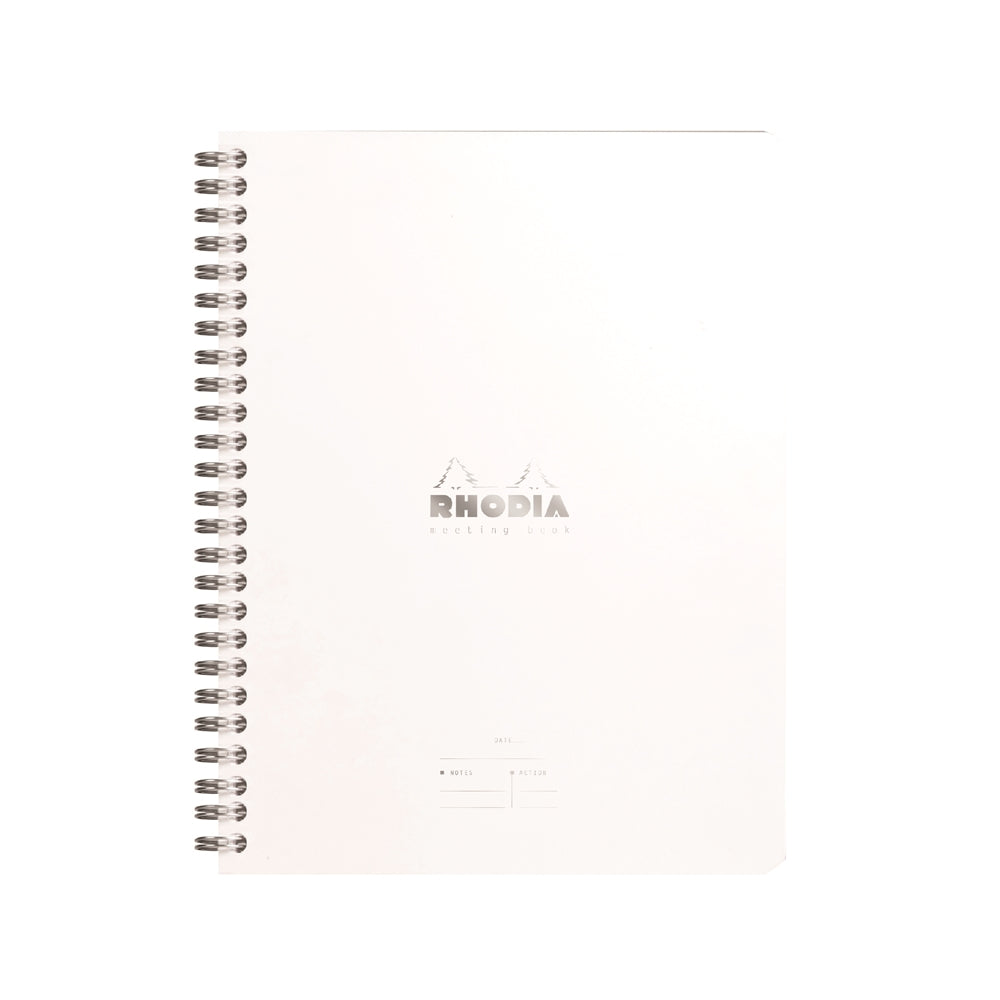 RHODIA Classic Meeting Book A5+ 160x210mm White Default Title