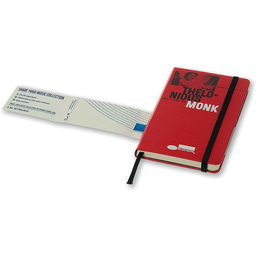 MOLESKINE LE Bluenote P Ruled Red 1213773