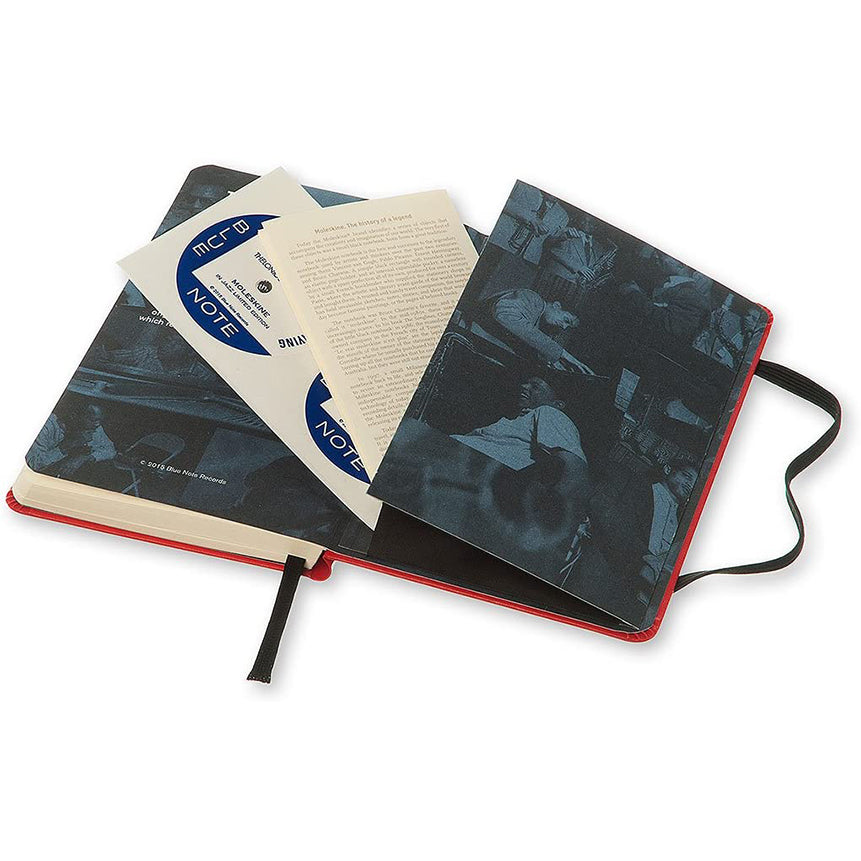 MOLESKINE LE Bluenote P Ruled Red 1213773