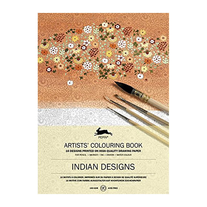 PEPIN Artists' Colouring Book Indian Designs