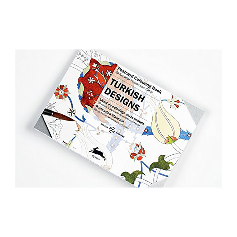 PEPIN Postcard Colouring Book Turkish Designs Default Title