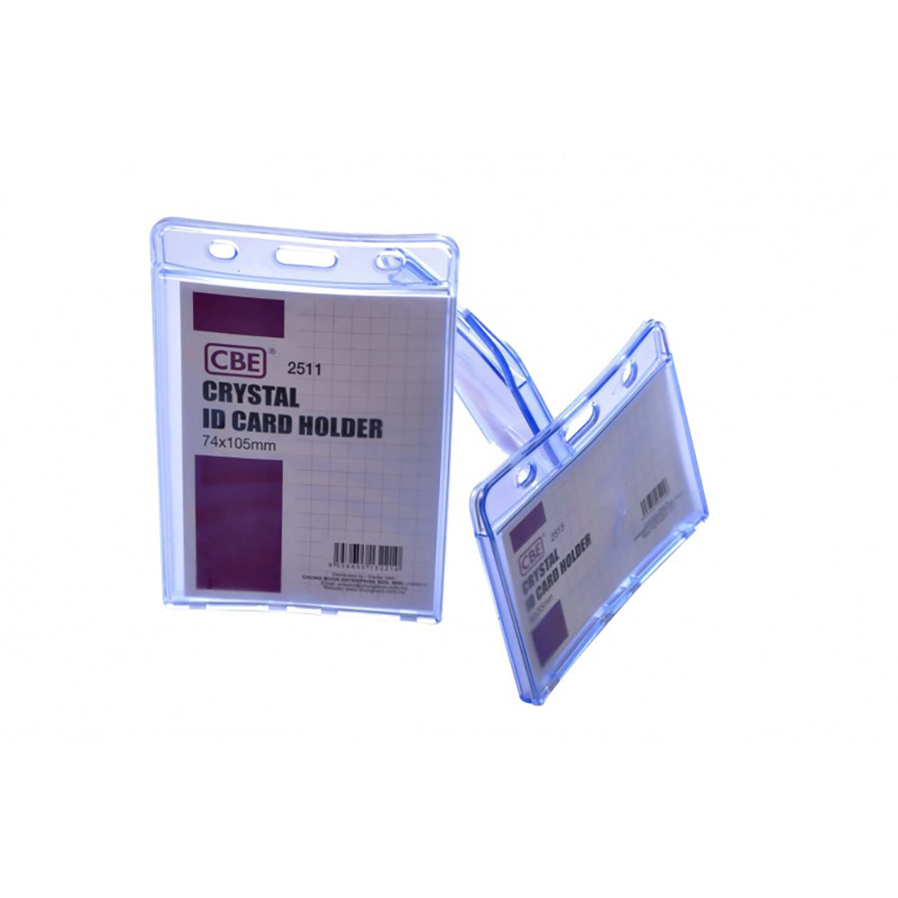 CBE Crystal ID Card Holder 2511 Vert 74x105mm 100s