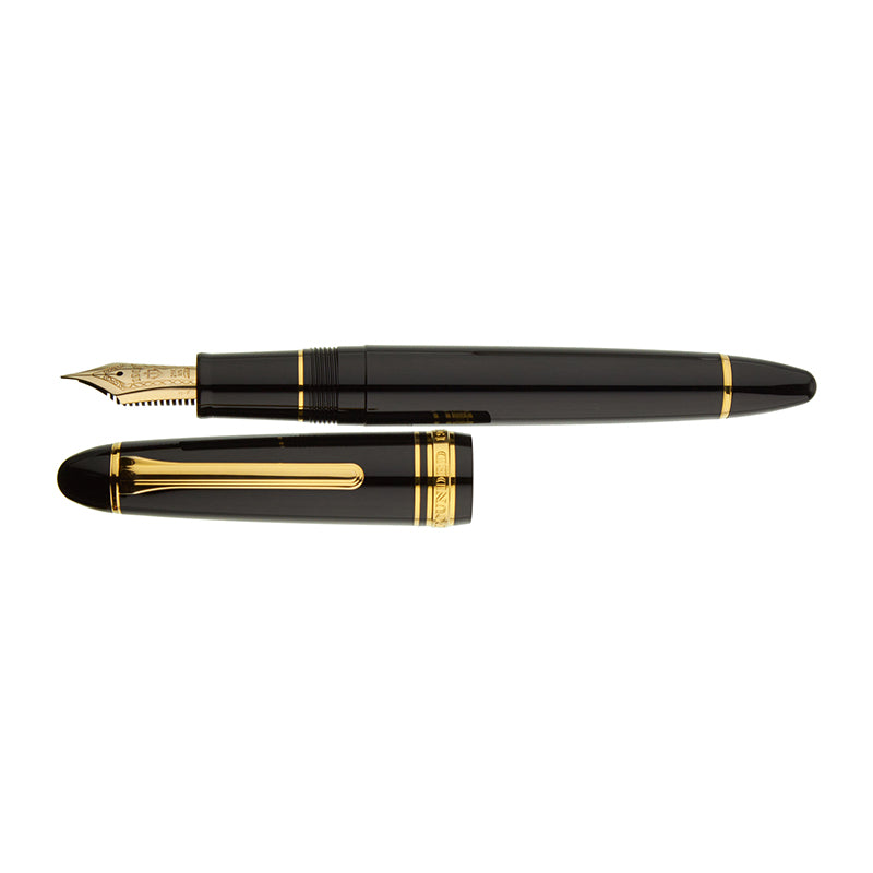 SAILOR 1911 Standard Fountain Pen-Medium Black-Gold Accent