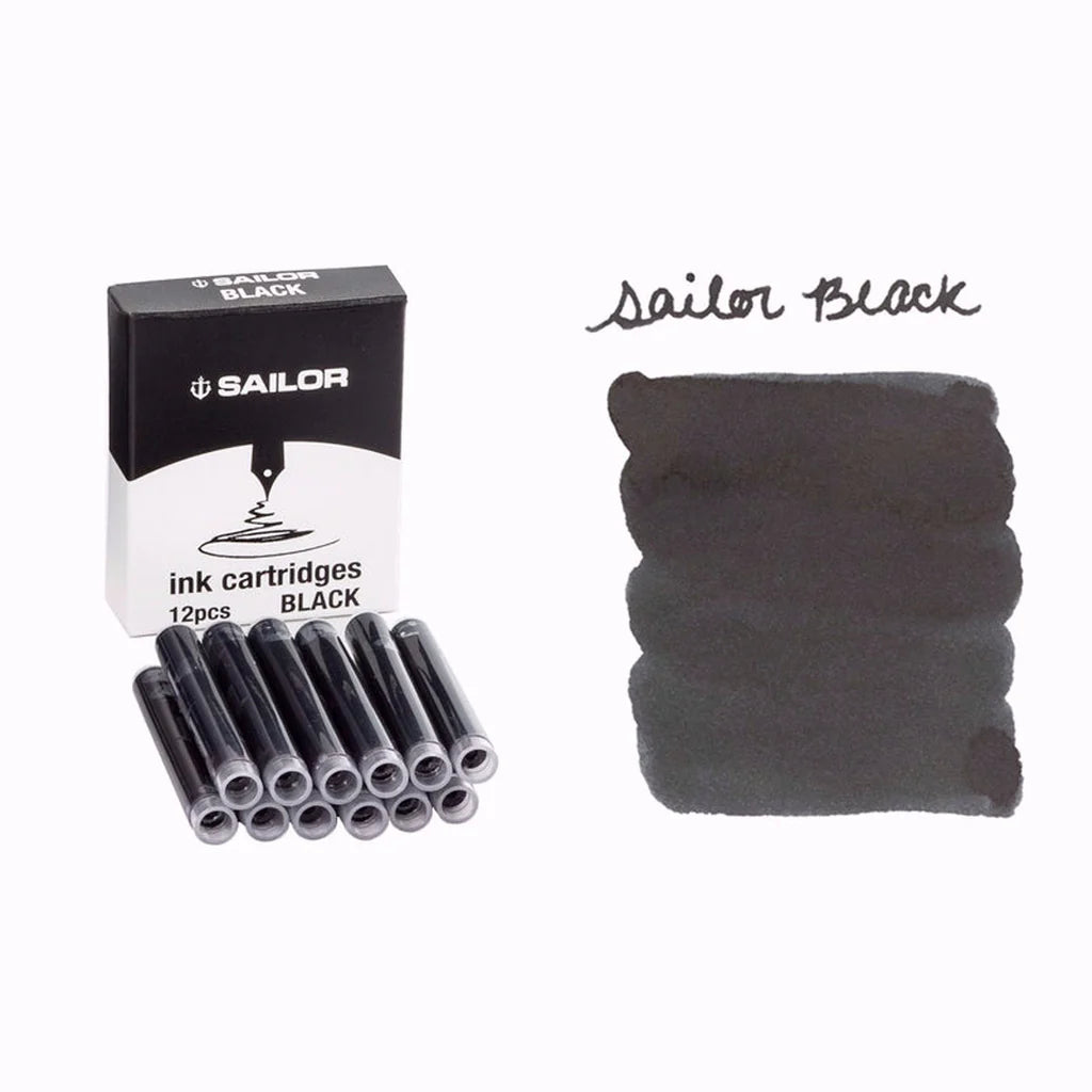 SAILOR Jentle Ink Cartridges 12/box Black