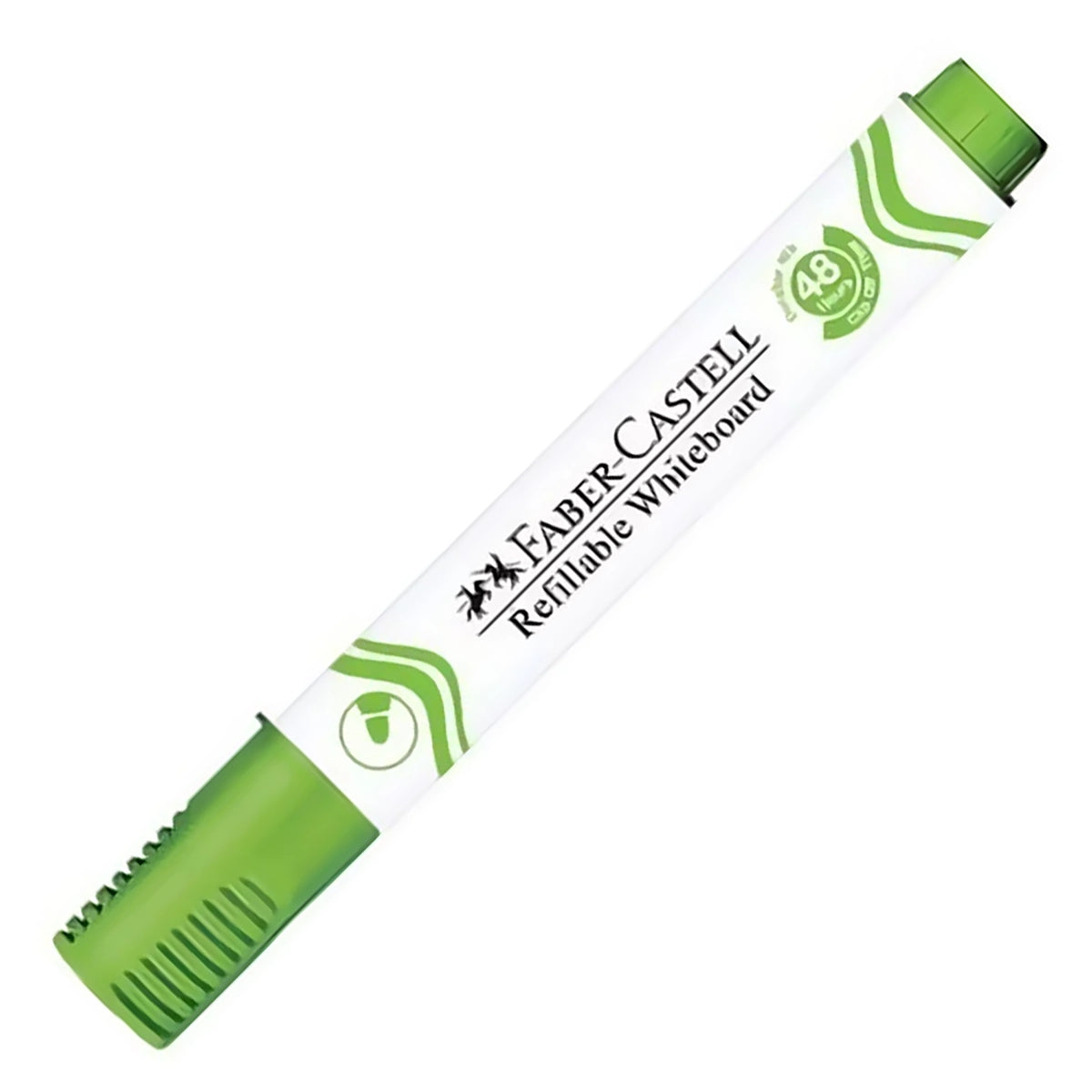FABER-CASTELL Refillable Whiteboard Marker W20 Bullet 254061 L.Grn BC
