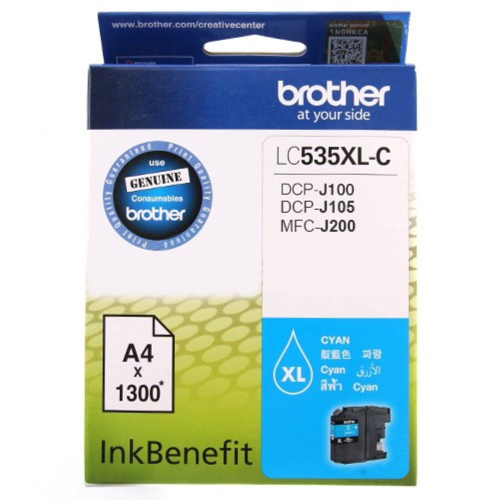 BROTHER Ink Cartridge LC-535XL Cyan