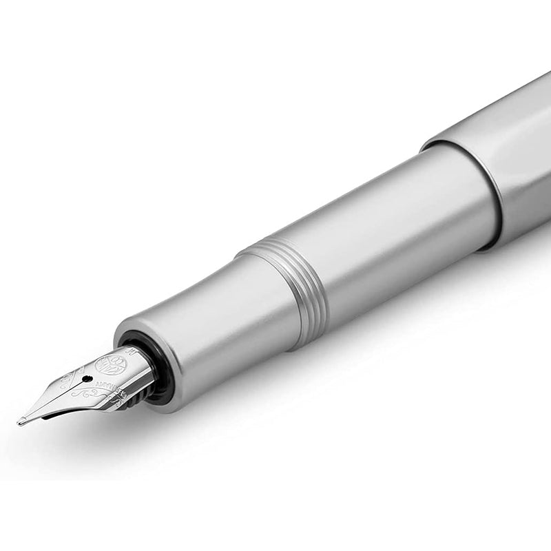 KAWECO AL Sport Fountain Pen-Extra Fine 0.5mm Silver Default Title