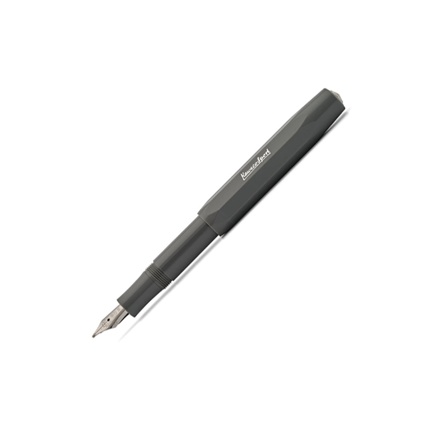 KAWECO Skyline Sport Grey Fountain Pen-Extra Fine 0.5mm Default Title