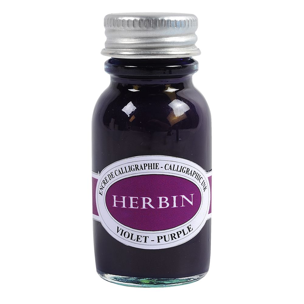 JACQUES HERBIN Calligraphy Ink 15ml Purple Default Title