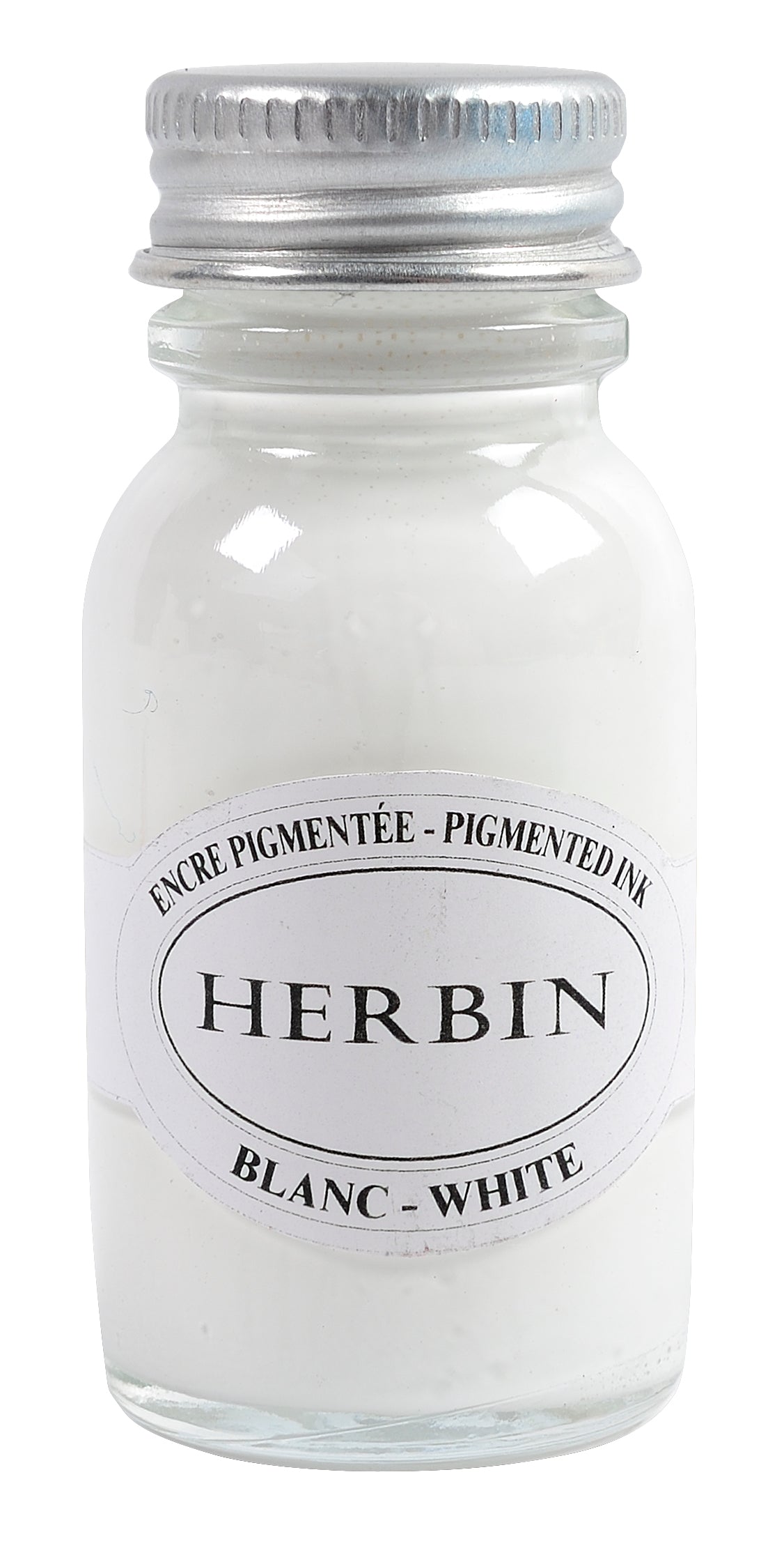 J.HERBIN Pigmented Ink 15ml White Default Title