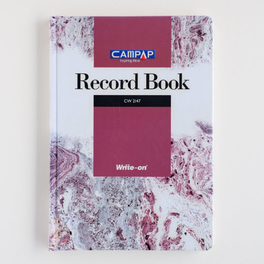 CAMPAP Write-On HC Record Book A5 200p CW 2147