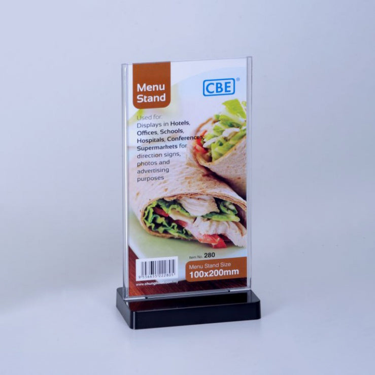 CBE Menu Stand 280 Flat Shape Default Title