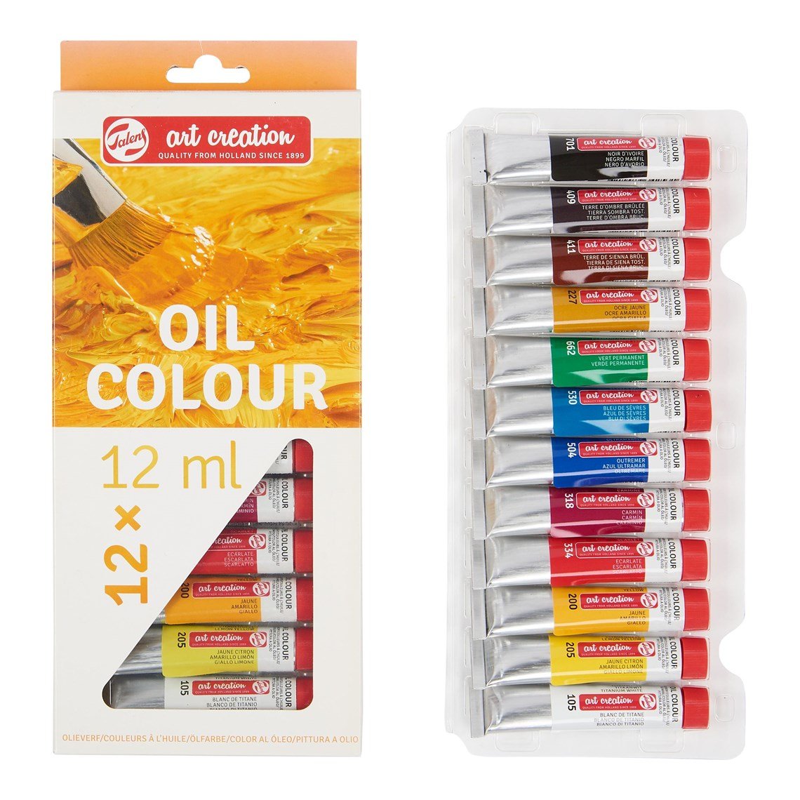 TALENS Art Creation Essentials Oil Set 12x12ml