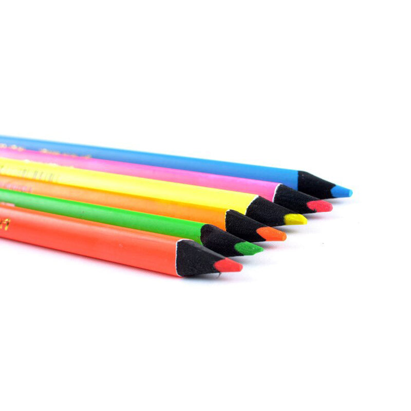 MARCO 6PCS NEON COLOURED PENCILS 9205B-06CB