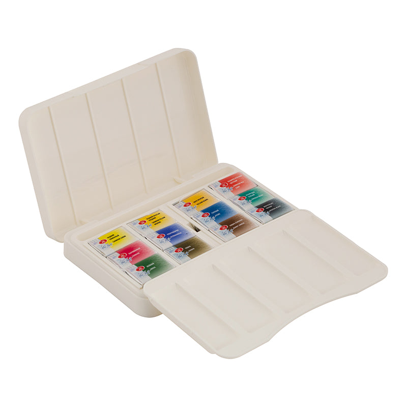 WHITE NIGHTS Artists WC Set 12 pans Plastic Box