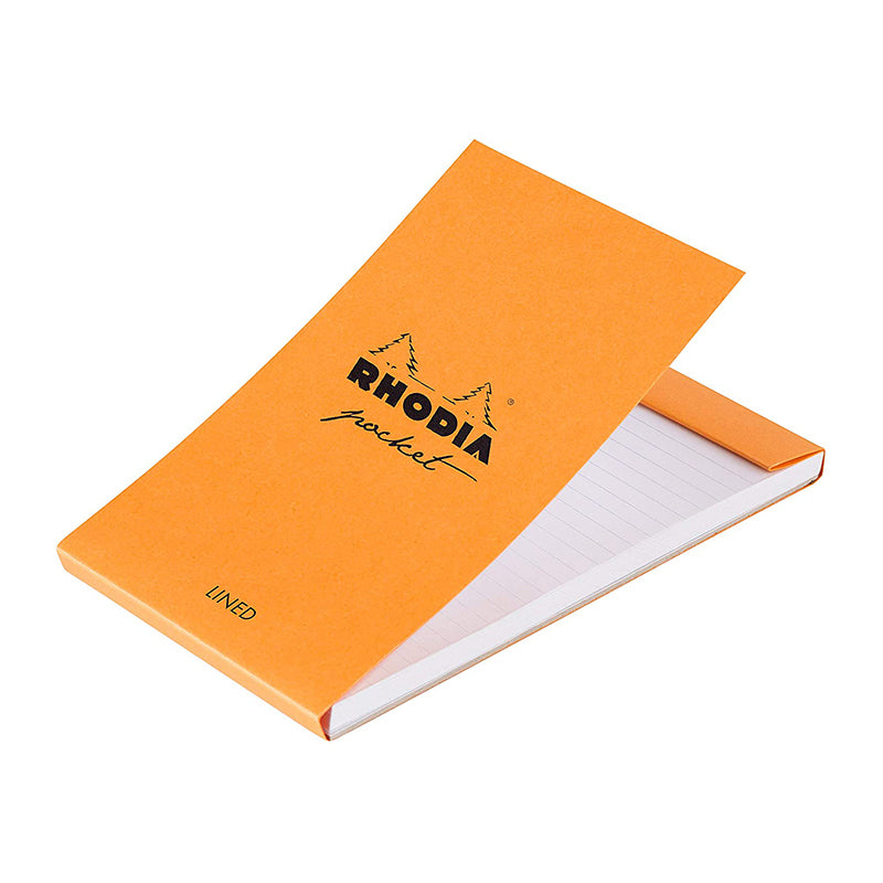 RHODIA Basics Pocket Pad 75x120mm Lined Orange Default Title