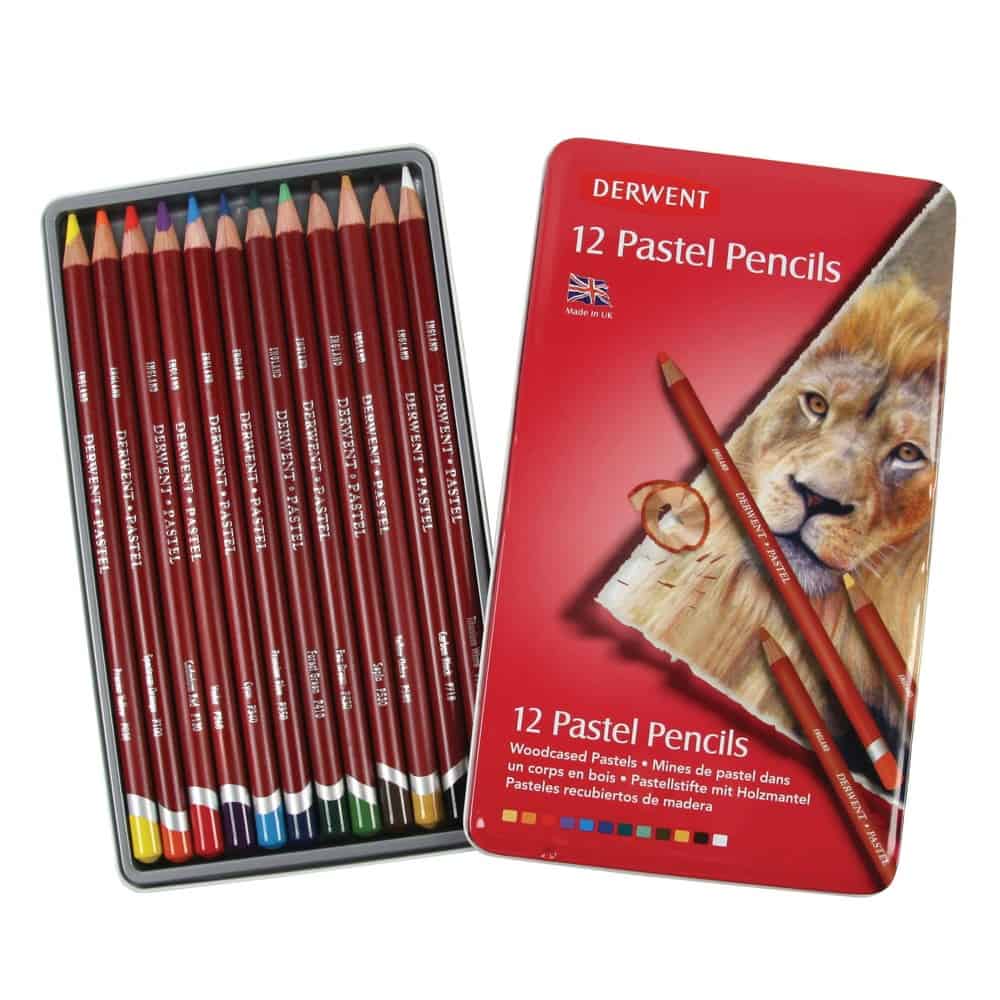DERWENT Pastel Pencils 32991 Tin 12s Default Title