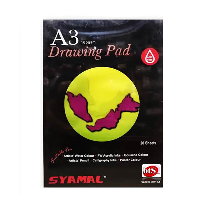 SYAMAL Drawing Pad A3 165g 20s