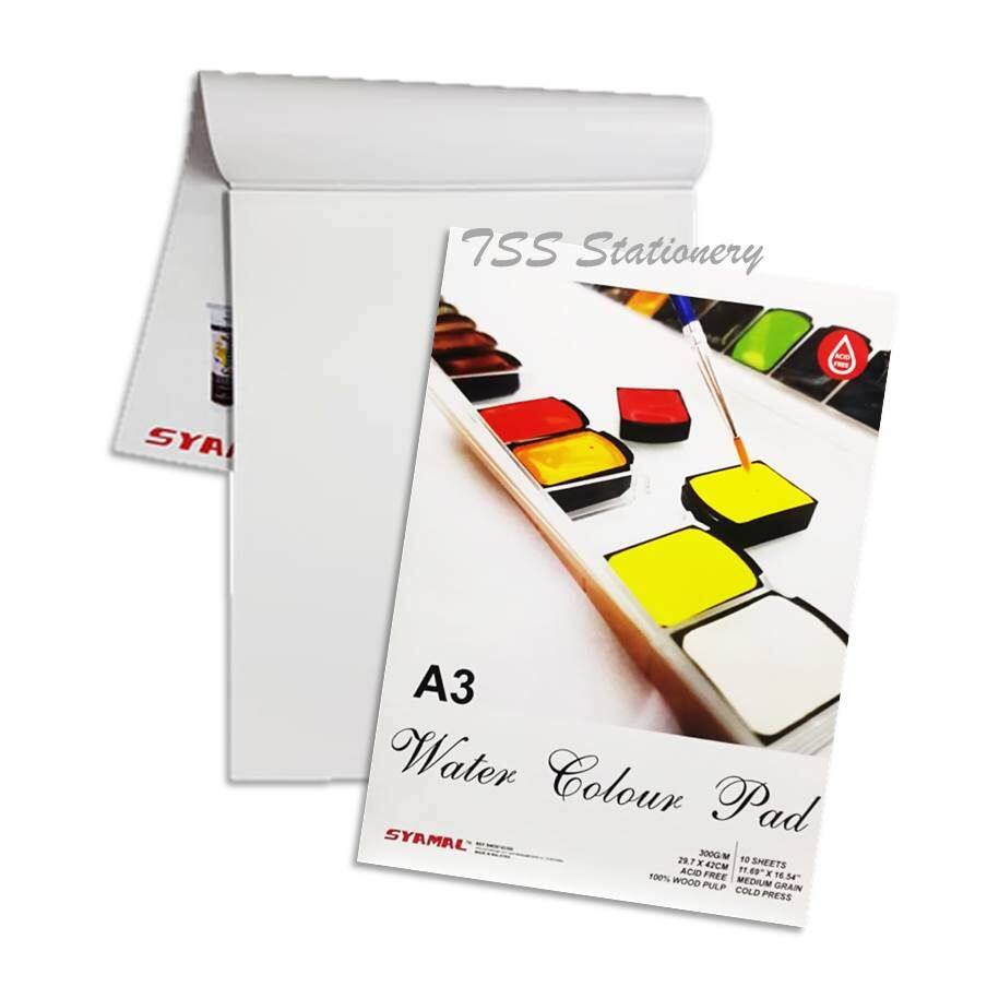 SYAMAL Watercolour Pad A3 300g 10s Smooth