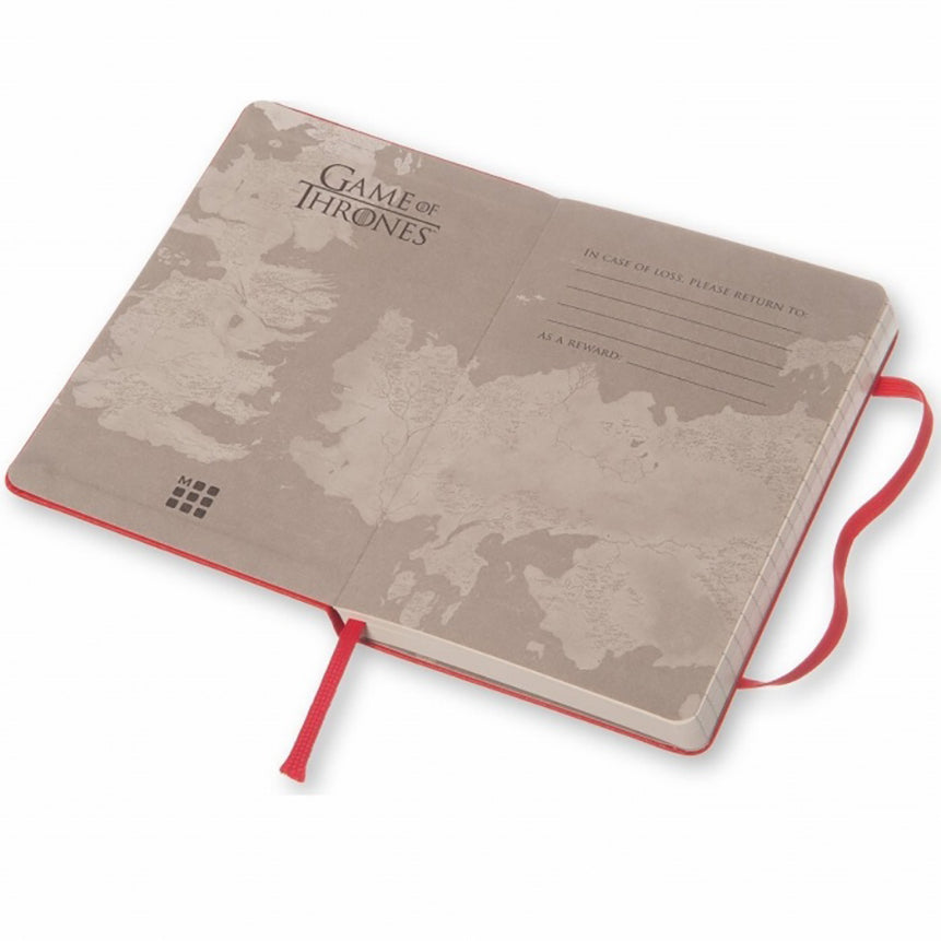 MOLESKINE LE Game of Thrones P Ruled Red 1213775