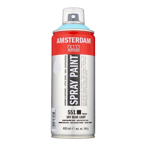 TALENS Amsterdam Spray Paint 400ml 551 Sky Blue Li