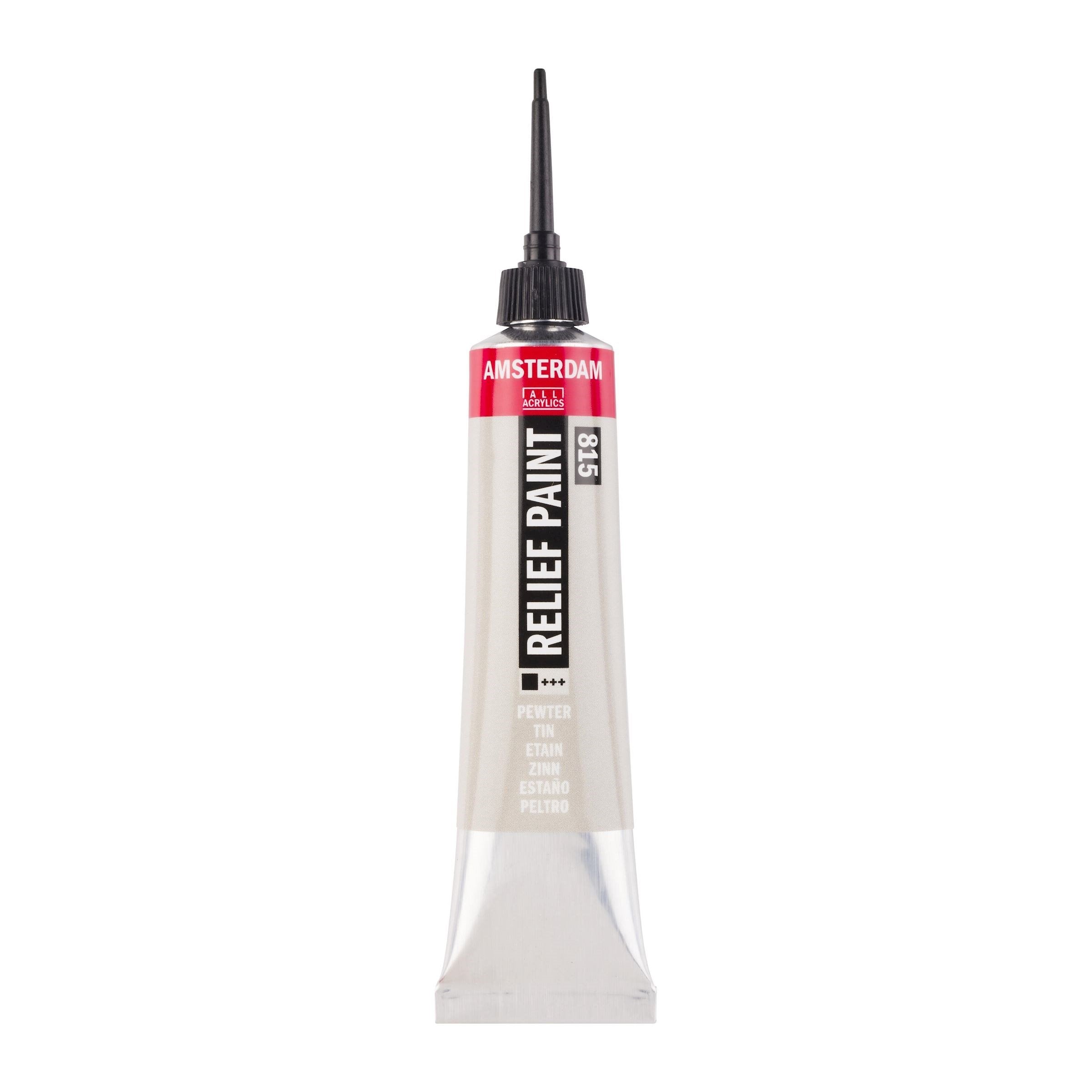 TALENS Decorfin Relief Paint 20ml 815 Pewter