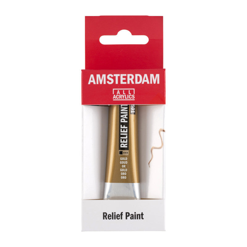 TALENS Decorfin Relief Paint 20ml 801 Gold