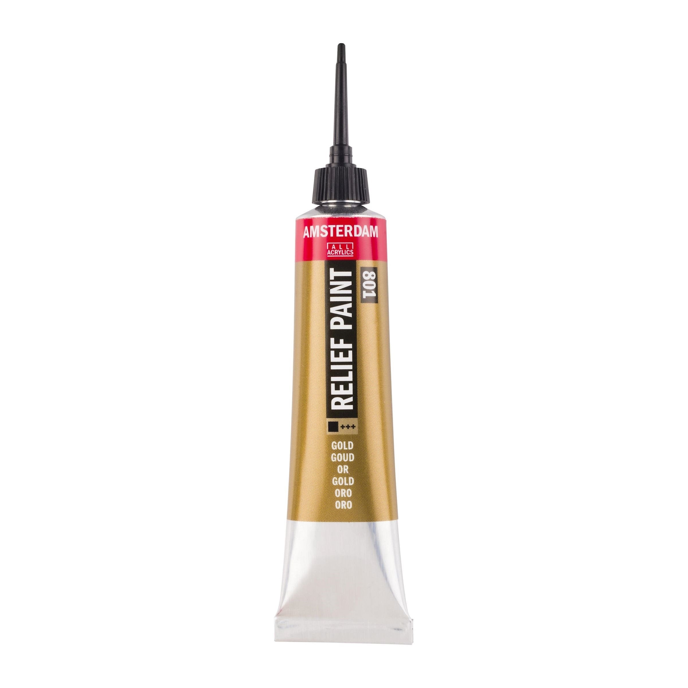 TALENS Decorfin Relief Paint 20ml 801 Gold