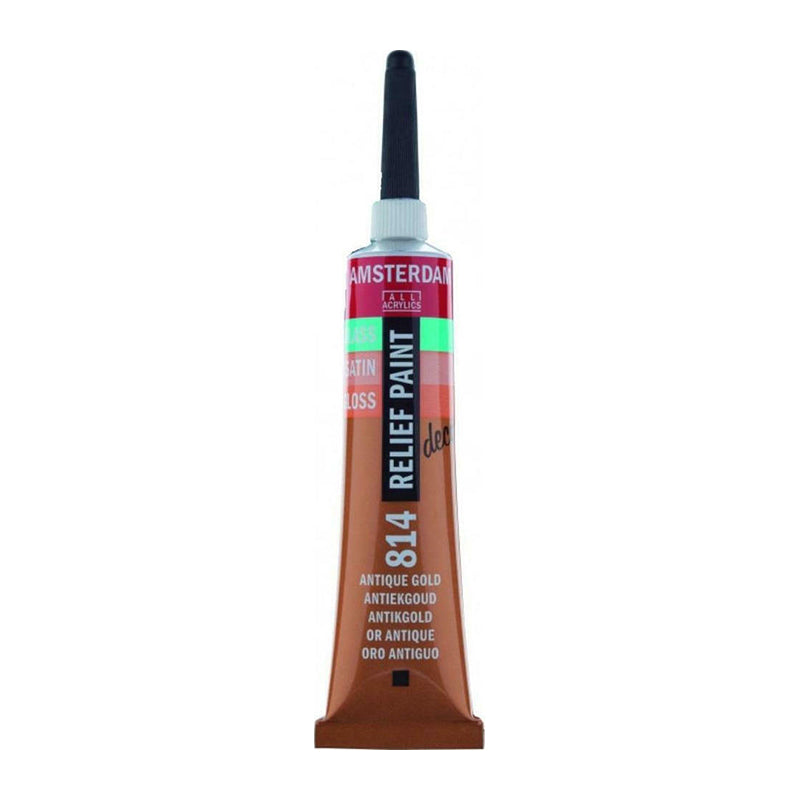 TALENS Decorfin Relief Paint 20ml 814 Antique Gold
