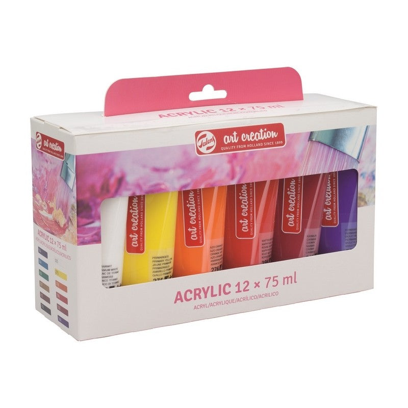 TALENS Art Creation E.Acrylic Basic Set 12x75ml