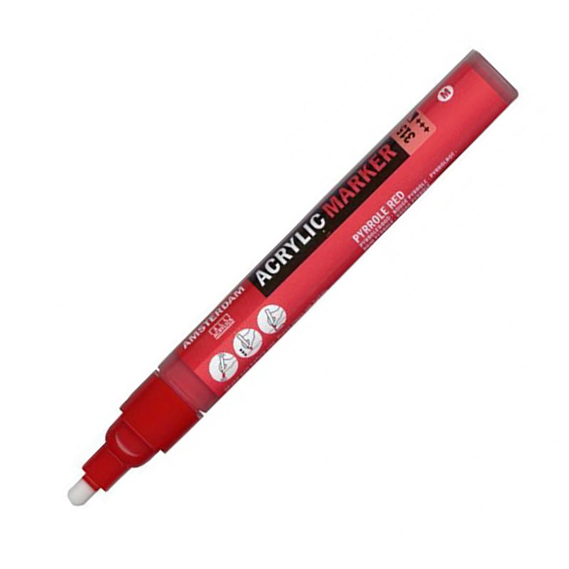 TALENS Amsterdam Marker M-4mm 315 Pyrrol Red