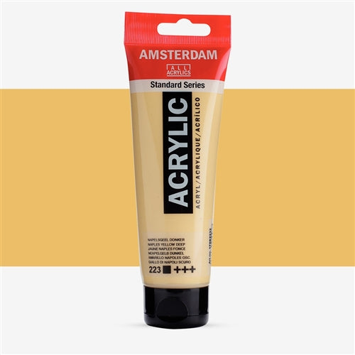 AMSTERDAM All Acrylics 120ml 223 Naples Yellow Deep