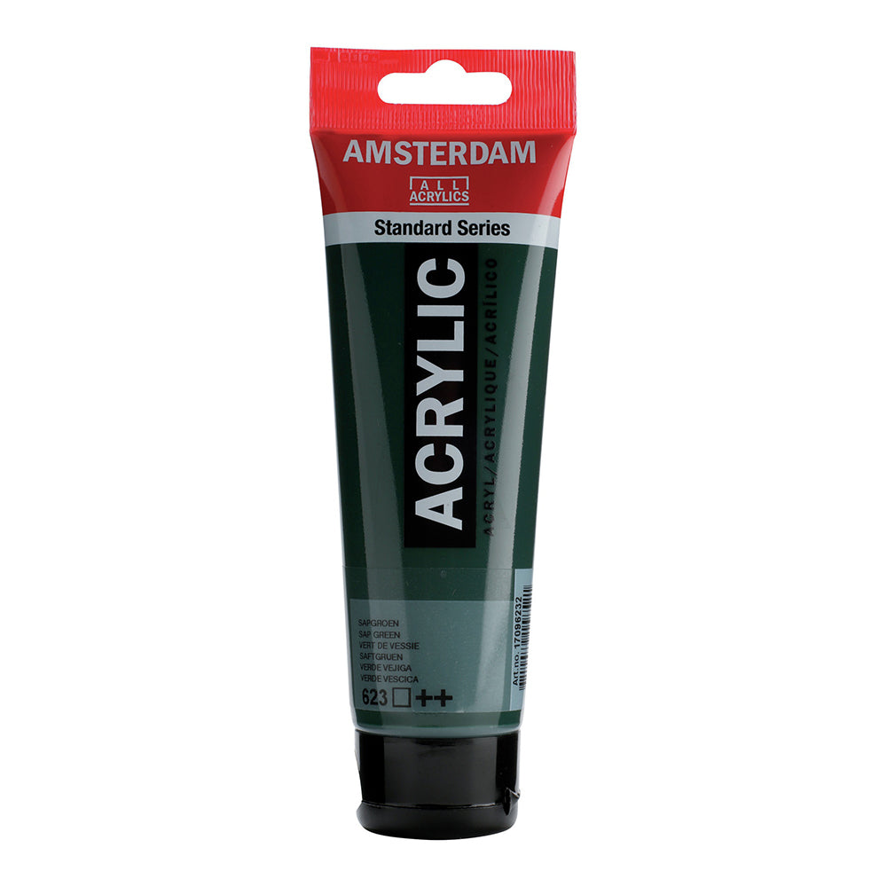 AMSTERDAM All Acrylics 120ml 623 Sap Green