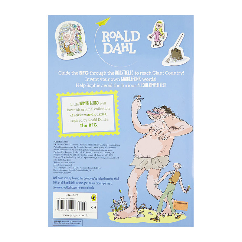 THE BFGS GLORIUMPTIOUS STICKER ACTIVITY BOOK Roal Default Title