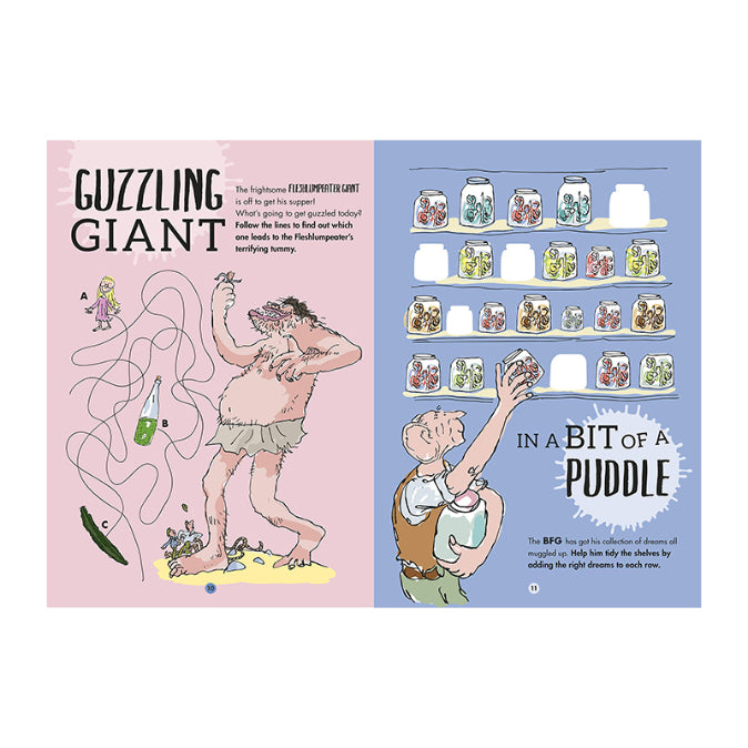 THE BFGS GLORIUMPTIOUS STICKER ACTIVITY BOOK Roal Default Title