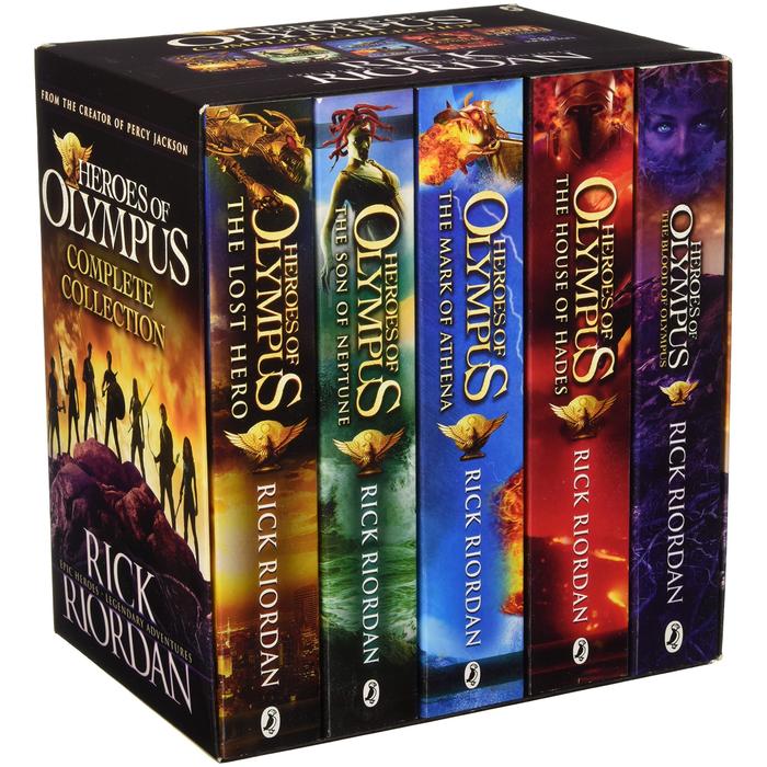 BLOOD OF OLYMPUS (HEROES OF OLYMPUS BOOK 5) Riorda