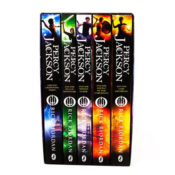 PERCY JACKSON 5-COPY SLIPCASE Riordan, Rick Default Title