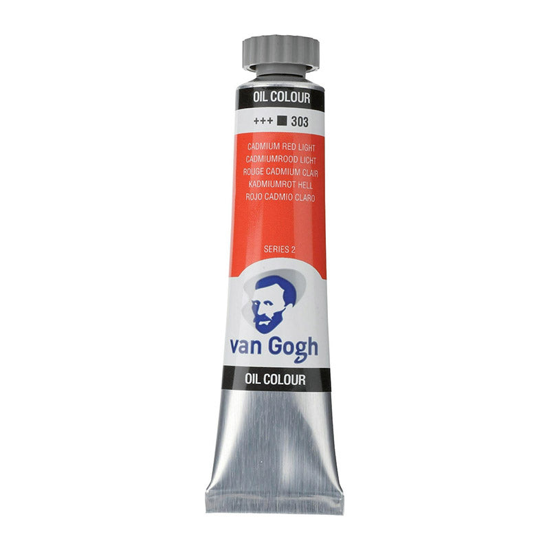 TALENS Van Gogh Oil Col 20ml S2: 303 Cadmium Red Light