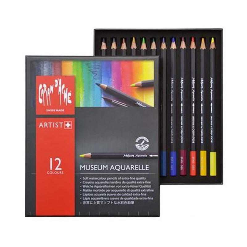 CARAN D'ACHE Museum Aquarelle Set of 12s