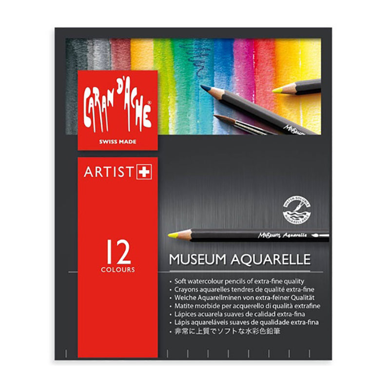 CARAN D'ACHE Museum Aquarelle Set of 12s