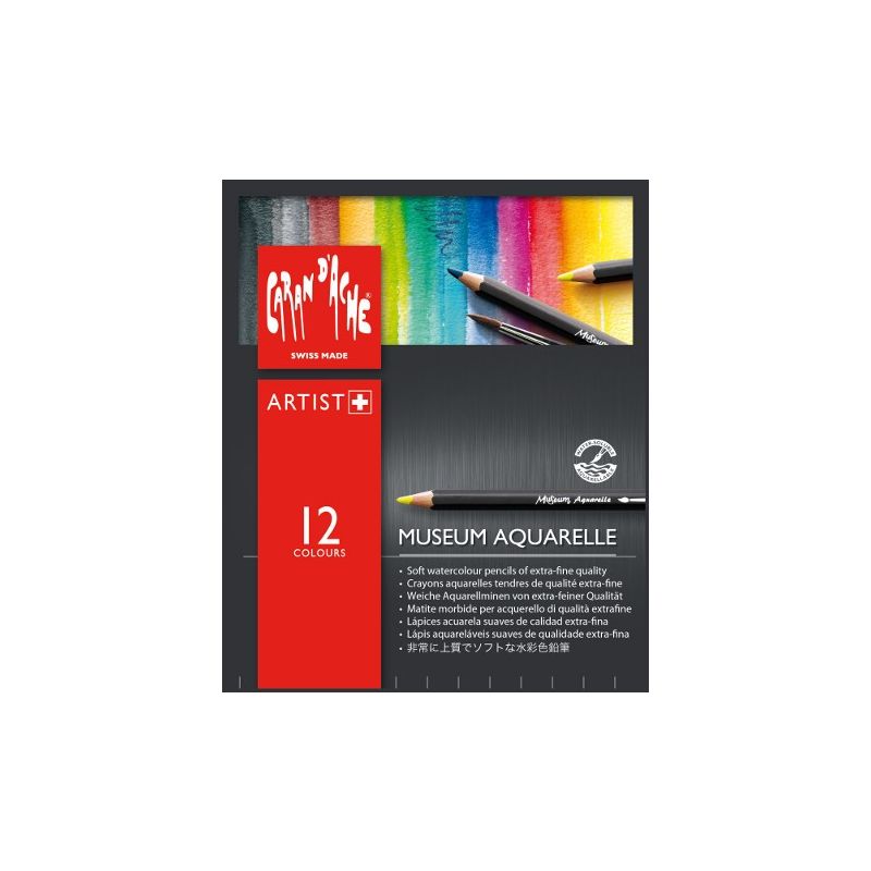 CARAN D'ACHE Museum Aquarelle Set of 12s